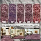 Fame Rugs Turkish Rug. Washable Vintage Oriental Antique Inspired Traditional Doormat Small Modern Area Rugs Luxury Entryway Entry Bedroom Bathroom Kitchen (395RR, 2'5 x 9'8)
