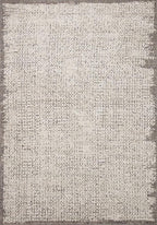 Loloi Darby Collection DAR-04 Ivory/Stone 6'-7" x 9'-3" Area Rug