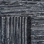 SAFAVIEH Rag Rug Collection Area Rug - 5' x 8', Black, Handmade Boho Stripe Cotton, Ideal for High Traffic Areas in Living Room, Bedroom (RAR121Z)