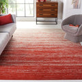 SAFAVIEH Area Rug 8x10 - Adirondack Collection - Large - Orange & Grey, Modern Ombre Design, Non Shedding & Easy to Clean, Ideal for Living Room, Bedroom, Office, Dining Space (ADR113P)