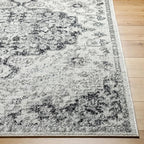 Livabliss Odelia Vintage Bohemian Area Rug,5'3" x 7'3",Black