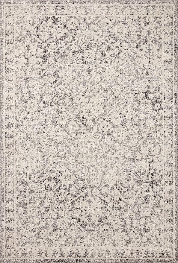 Loloi Magnolia Home by Joanna Gaines Gigi Collection GIG-01 Grey/Ivory 2'-7" x 10'-0" Runner Rug