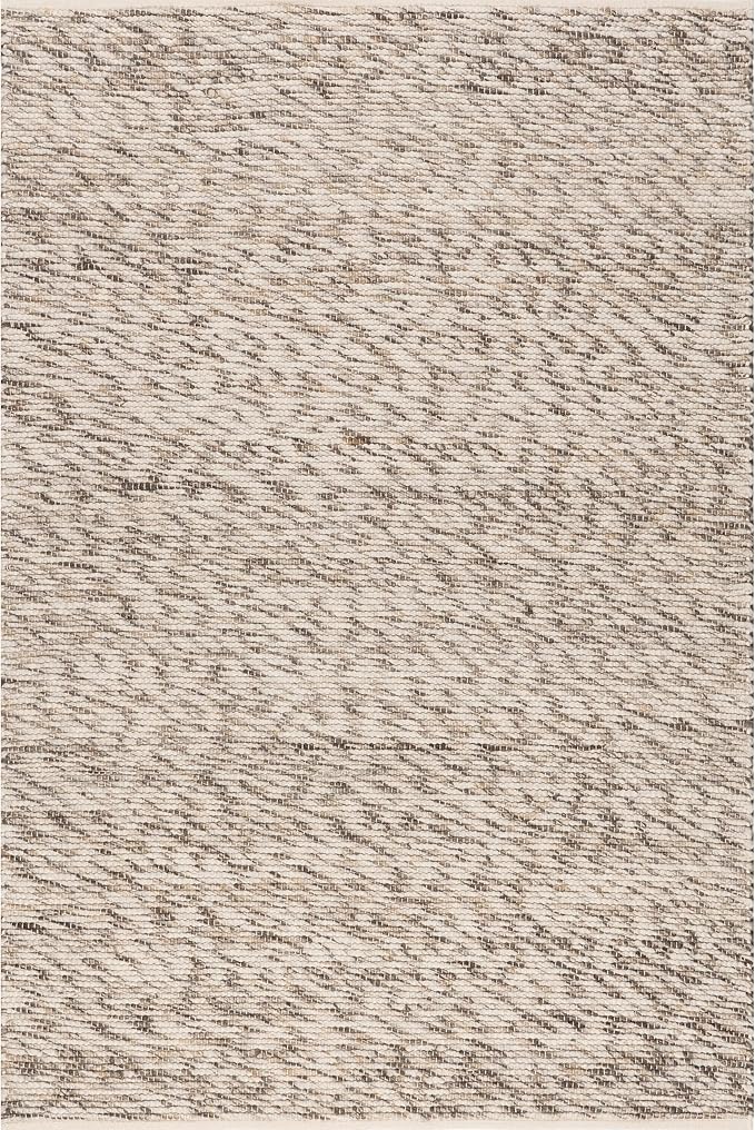 Rugs USA Marilyn Charcoal/Ivory, 6' x 9', Hand Woven, Marled, Wool, Soft and Cozy, High Traffic, Stain Resistant, Easy Clean, Durable Area Rug for Bedroom, Living Room, Dining, Den, Foyer
