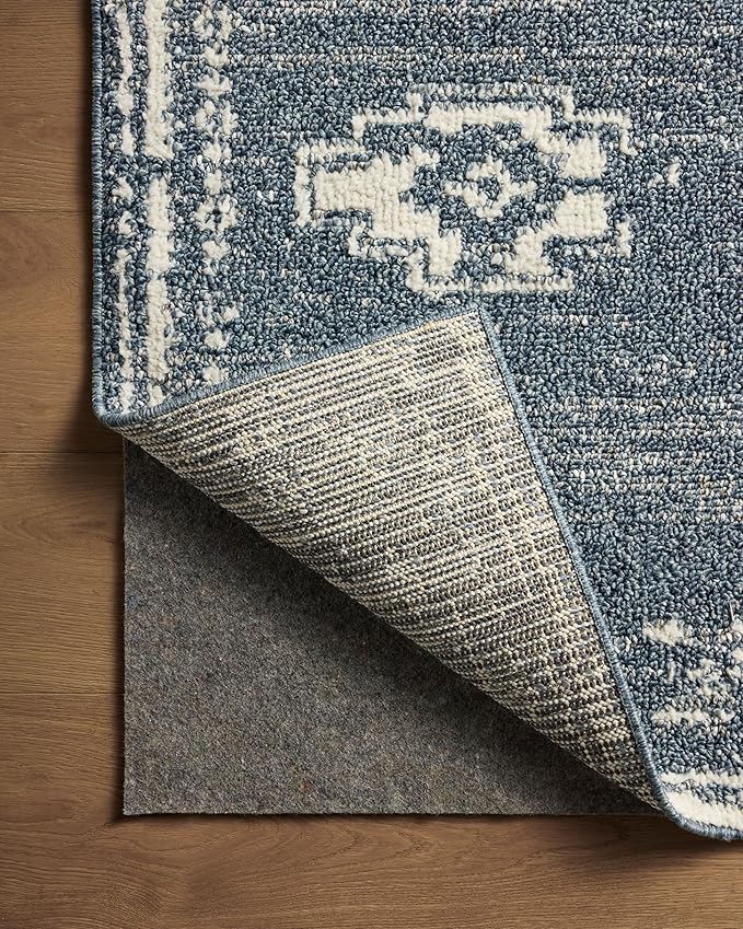 Loloi Magnolia Home by Joanna Gaines Gigi Collection GIG-03 Denim/Ivory 2'-7" x 10'-0" Runner Rug