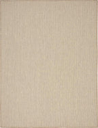 Nourison Home Courtyard Jute Ivory 8' x 10' Area Rug - Easy Clean, Non Shedding, Bed Room, Living Room, Dining Room, Kitchen (8' x 10')