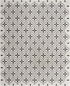 Nourison Home Nourison Essentials Ivory Black 8' x 10' Area Rug - Easy Clean, Non Shedding, Bed Room, Living Room, Dining Room, Kitchen (8' x 10')