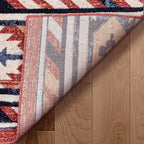Well Woven Tulsa Lea Crimson Traditional Southwestern Tribal 3x5 (3'11" x 5'3") Area Rug