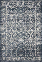 Loloi Magnolia Home by Joanna Gaines Gigi Collection GIG-02 Navy/Stone 6'-7" x 9'-2" Area Rug