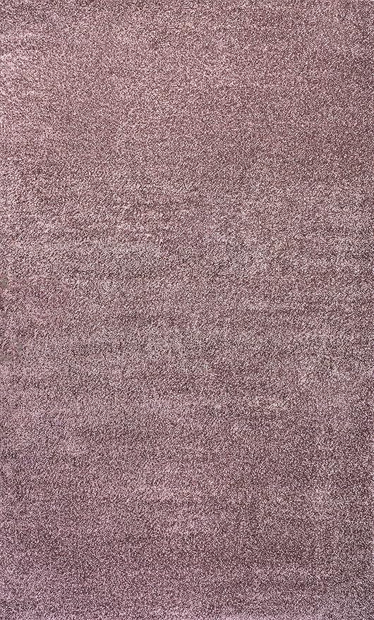 JONATHAN Y Haze Solid Low-Pile Light Purple Indoor Area Rug 4x6, Coastal,Bohemian,Minimalist,Classic, Easy-Cleaning for Living Room,Bedroom,Kitchen,Pet Friendly,Non-Shedding (SEU100R-4)