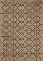Loloi Chris Loves Julia Judy Collection JUD-05 Natural/Graphite 2'-6" x 7'-6" Runner Rug