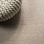 JONATHAN Y Haze Solid Low-Pile Beige Runner Rug 2x16, Coastal,Bohemian,Minimalist,Classic, Easy-Cleaning for Living Room,Bedroom,Kitchen,Pet Friendly,Non-Shedding (SEU100G-216)