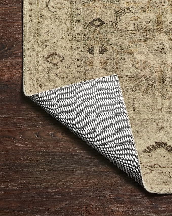 Loloi Margot Collection MAT-04 Antique/Sage 2'-6" x 7'-6" Runner Rug feat. CloudPile, No-Shed Easy Clean Large Patterned Area Rug for Living Room, Bedroom, Dining Area