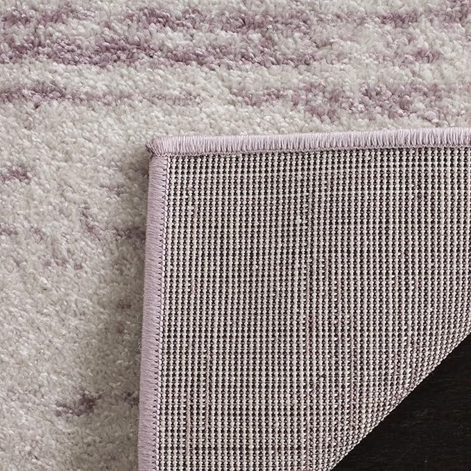 SAFAVIEH Adirondack Collection Runner Rug - 2'6" x 10', Cream & Purple, Modern Ombre Design, Non Shedding & Easy to Clean, Ideal for Hallway, Foyer, Kitchen, Entryway, Bedroom (ADR113L)