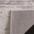 SAFAVIEH Adirondack Collection Area Rug - 8' Square, Cream & Purple, Modern Ombre Design, Non Shedding & Easy to Clean, Ideal for Living Room, Bedroom, Office, Dining Space (ADR113L)