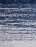 SAFAVIEH Area Rug 9x12 - Adirondack Collection - Large - Navy & Grey, Modern Ombre Design, Non Shedding & Easy to Clean, Ideal for Living Room, Bedroom, Office, Dining Space (ADR113E)