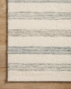 Loloi Chris Loves Julia Chris Collection CHR-05 Ivory/Slate 2'-6'' x 11'-6'', .50" Pile Height, Runner Rug