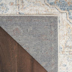 Nourison Home Astra Machine Washable Traditional Denim Multi 7'10" x 10' Area Rug, Easy Clean, Non Shedding, Bed Room, Living Room, Dining Room, Kitchen (8x10)