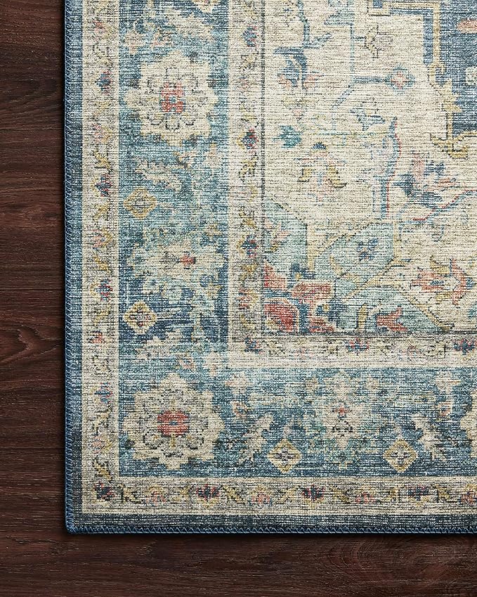 Loloi Skye Collection SKY-12 Ocean/Multi 2'-6" x 12'-0" Runner Rug