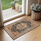 Area Rug Non Slip Machine Washable Ultra Soft Living Room/Bedroom/Kitchen/Outdoor/Classroom Maroon, 2'×3'
