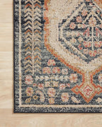Loloi Jocelyn Collection JOC-05 Navy/Multi 5'-5" x 7'-6" .38" Thick Area Rug