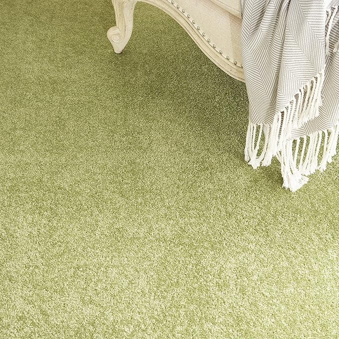 Nourison Home Nourison Essentials Green 7' x 10' Area Rug - Easy Clean, Non Shedding, Bed Room, Living Room, Dining Room, Kitchen (7' x 10')