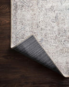 Loloi Loren Collection LQ-04 Silver/Slate 5'-0" x 7'-6" Area Rug