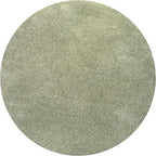 JONATHAN Y Haze Solid Low-Pile Green 5' Round Indoor Area Rug, Coastal,Bohemian,Minimalist,Classic, Easy-Cleaning for Living Room,Bedroom,Kitchen,Pet Friendly,Non-Shedding (SEU100O-5R)
