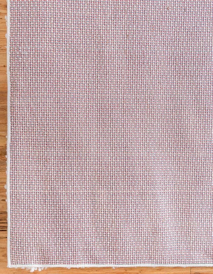 Unique Loom Davos Shag Collection Area Rug - Solid (3' 3" Square, White/ Ivory)