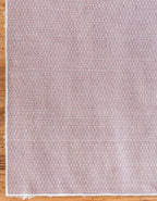 Unique Loom Davos Shag Collection Area Rug - Solid (3' 3" Square, White/ Ivory)