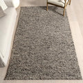 Nuloom Penelope Grey/Brown, 6' x 9', Hand-Braided, Wool & Cotton, Soft and Textured, High Traffic, Stain Resistant, Easy Clean, Durable Area Rug for Bedroom, Living Room, Dining, Foyer, Entryway