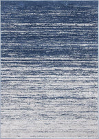 SAFAVIEH Area Rug 6x8 - Adirondack Collection - Navy & Grey, Modern Ombre Design, Non Shedding & Easy to Clean, Ideal for Living Room, Bedroom, Office, Dining Space (ADR113E)