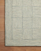 Loloi Chris Loves Julia Francis Collection FRA-03 Silver/Sky 7'-9" x 9'-9" Area Rug