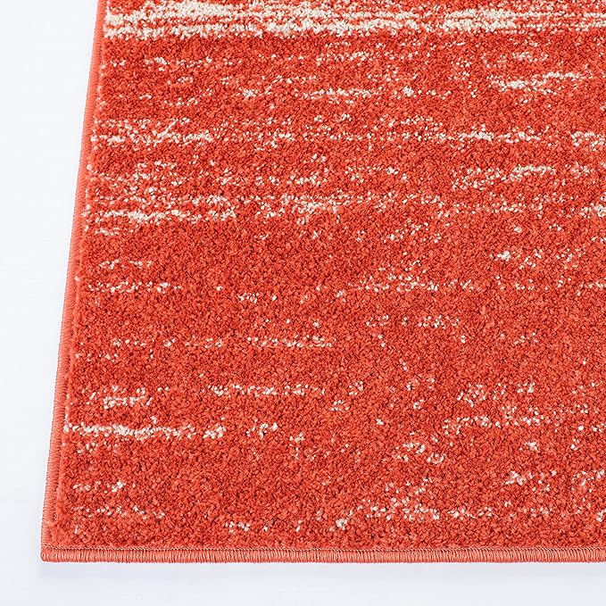 SAFAVIEH Adirondack Collection Accent Rug - 4'5" x 6'5", Orange & Grey, Modern Ombre Design, Non Shedding & Easy to Clean, Ideal for Living Room, Bedroom, Office, Dining Space (ADR113P)