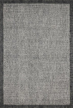 Loloi Magnolia Home by Joanna Gaines Henley Collection HNY-01 Ivory/Charcoal 3'-6" x 5'-6" Accent Rug
