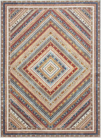 Keen Home Design 10x14 Rug - Machine Washable Area Rug with Non-Slip Backing, Ideal for Living Room, Dining Room, Bedroom - Vintage, Easy Clean, Durable, Low Pile Rug - (9'7" x 14')