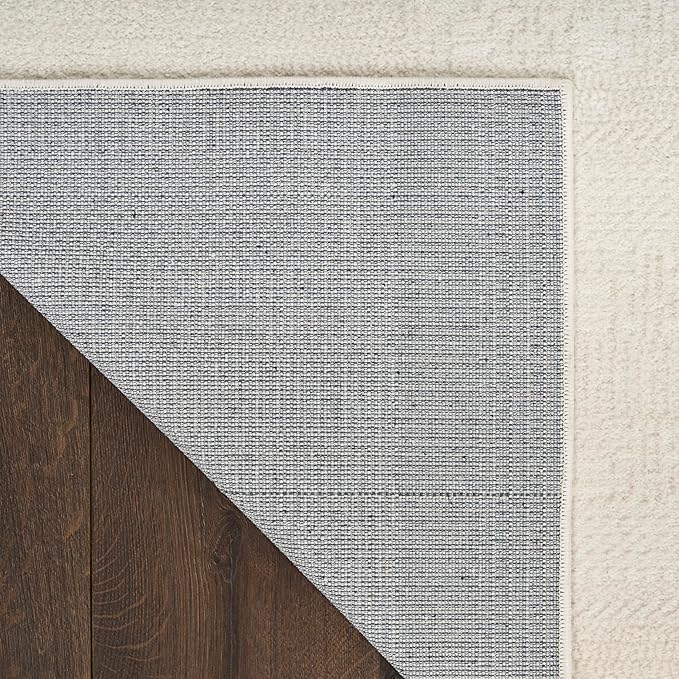 Nourison Home Nordic Ivory 2' x 6' Area Rug - Easy Clean, Non Shedding, Bed Room, Living Room, Dining Room, Kitchen (6' Runner)