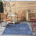 Nourison Home Nourison Essentials Navy Blue 6' x 9' Area Rug - Easy Clean, Non Shedding, Bed Room, Living Room, Dining Room, Kitchen (6' x 9')