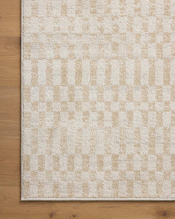 Loloi Kamala Collection KAM-05 Ivory/Natural 2'-7" x 8'-0" Runner Rug