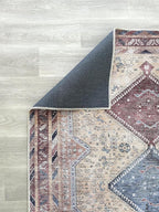 Fame Living Washable Area Rug. Modern Farmhouse. Vintage. Turkish. Bohemian. Distressed. Oriental. Traditional. Rugs for Living Room. Dining. Bedroom. Office. Entryway. Foyer. (863TT, 2'5 x 9'8)
