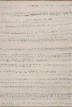 Rugs USA Hamptons Marled Ivory/Grey, 6' x 9', Hand Woven, Marled, Tassel, Soft and Cozy, High Traffic, Stain Resistant, Easy Clean, Durable Area Rug for Bedroom, Living Room, Dining, Den, Foyer
