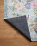 Loloi Rifle Paper Co. Rosa Collection RSA-02 Sky 2'-6" x 9'-6" Runner Rug
