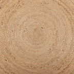 REDEARTH · Round Area Rug - 5 Feet Braided Natural Jute Rug- Artisan Made Reversible Boho Jute Rugs for Bedroom - Kitchen - Living Room - Farmhouse - Home Decor - Handmade Rustic Vintage Décor
