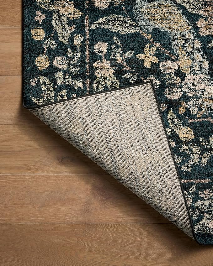 Loloi Rifle Paper Co. Laurel Collection LAU-05 Navy/Multi 7'-10" x 10' Area Rug
