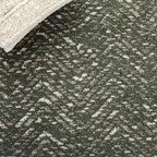 SAFAVIEH Adirondack Collection Area Rug - 6' x 9', Dark Green & Ivory, Chevron Design, Non-Shedding & Easy Care, Ideal for High Traffic Areas in Living Room, Bedroom, Dining (ADR104Y-6)