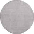 Nourison Home Nourison Essentials Silver Grey 10' x Round Area Rug - Easy Clean, Non Shedding, Bed Room, Living Room, Dining Room, Kitchen (10' x Round)