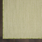 Nourison Home Courtyard Ivory Green 2'2" x 8' Area Rug - Easy Clean, Non Shedding, Bed Room, Living Room, Dining Room, Kitchen (8' Runner)