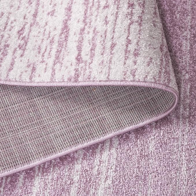 SAFAVIEH Adirondack Collection Area Rug - 10' Square, Cream & Purple, Modern Ombre Design, Non Shedding & Easy to Clean, Ideal for Living Room, Bedroom, Office, Dining Space (ADR113L)