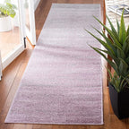 SAFAVIEH Adirondack Collection Runner Rug - 2'6" x 6', Purple & Green, Modern Ombre Design, Non Shedding & Easy to Clean, Ideal for Hallway, Foyer, Kitchen, Entryway, Bedroom (ADR113V)