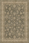 Kuden 10x14 Large Area Rug, Machine Washable Area Rug with Non-Slip Backing, Vintage Style, Soft, Easy Clean, Low Pile Rug for Living Room, Bedroom, Dining Room