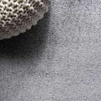 JONATHAN Y Haze Solid Low-Pile Gray Indoor Area Rug 4x6, Coastal,Bohemian,Minimalist,Classic, Easy-Cleaning for Living Room,Bedroom,Kitchen,Pet Friendly,Non-Shedding (SEU100A-4)